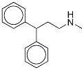 N-Methyl-3,3-diphenylpropylamine-d3 Struktur