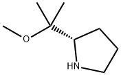 (S)-2-(1-METHOXY-1-METHYLETHYL)PYRROLIDINE Struktur