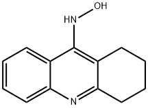 9-hydroxylamine-1,2,3,4-tetrahydroacridine Struktur