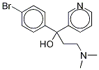 α-(4-Bromophenyl)-α-[2-(dimethyl-d6-amino)ethyl]-3-pyridinemethanol Struktur