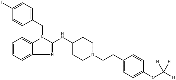 Astemizole-d3 Struktur