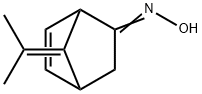 Bicyclo[2.2.1]hept-5-en-2-one, 7-(1-methylethylidene)-, oxime (9CI) Struktur