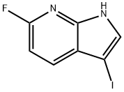 6-Fluoro-3-iodo-7-azaindole Struktur