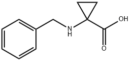 Cyclopropanecarboxylic acid, 1-[(phenylmethyl)amino]- (9CI) Struktur