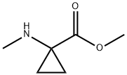 Cyclopropanecarboxylic acid, 1-(methylamino)-, methyl ester (9CI) Struktur