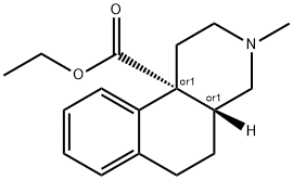 3-methyl-10b-carbethoxy-1,2,3,4,4a,5,6,10b-octahydrobenzo(f)isoquinoline Struktur