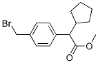 Methyl [4-(broMoMethyl)phenyl](cyclopentyl)acetic acid Struktur