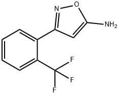 3-(2-TRIFLUOROMETHYL-PHENYL)-ISOXAZOL-5-YLAMINE Struktur