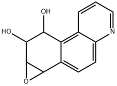 BENZO(F)QUINOLINE-9,10-DIOL-7,8-EPOXIDE Struktur