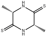 2,5-Piperazinedithione,3,6-dimethyl-,(3S-cis)-(9CI) Struktur