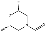 4-Morpholinecarboxaldehyde, 2,6-dimethyl-, cis- (9CI) Struktur