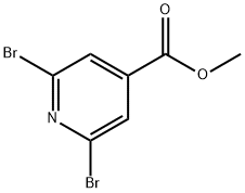 Methyl 2,6-dibromopyridine-4-carboxylate Struktur