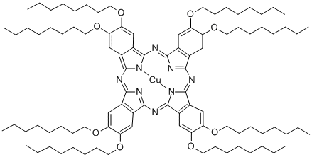 COPPER(II) 2 3 9 10 16 17 23 24-OCTAKIS& Struktur