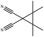 2,2,3,3-Tetramethyl-1,1-cyclopropanedicarbonitrile Struktur