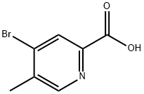 4-BroMo-5-Methyl-pyridine-2-carboxylic acid Structure