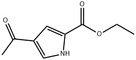 ETHYL 4-ACETYL-1H-PYRROLE-2-CARBOXYLATE Struktur