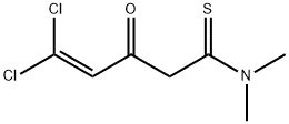 4-Pentenethioamide,  5,5-dichloro-N,N-dimethyl-3-oxo- Struktur