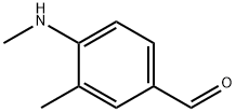 4-Methylamino-3-methylbenzaldehyde Struktur