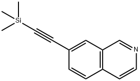 7-((TriMethylsilyl)ethynyl)isoquinoline Struktur