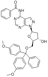 5'-O-DMT-N6-BZ-PPA Struktur