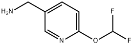 (6-(difluoroMethoxy)pyridin-3-yl)MethanaMine Struktur