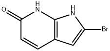 6H-Pyrrolo[2,3-b]pyridin-6-one, 2-broMo-1,7-dihydro- Struktur