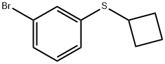 1-Bromo-3-cyclobutylthiobenzene Struktur