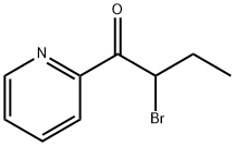 2-Bromo-1-(pyridin-2-yl)butan-1-one Struktur