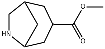 6-Azabicyclo[3.2.1]octane-3-carboxylic acid Methyl ester Struktur