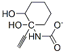 1,2-Cyclohexanediol,1-ethynyl-,1-carbamate,cis-(9CI) Struktur