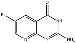 2-AMINO-6-BROMOPYRIDO[2,3-D]PYRIMIDIN-4(3H)-ONE Struktur