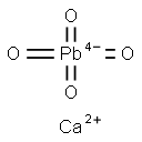 CALCIUM PLUMBATE Struktur