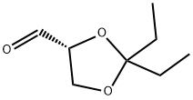 2,3-O-(3-PENTYLIDENE)-D-GLYCERALDEHYDE Struktur