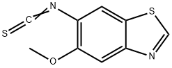 Benzothiazole, 6-isothiocyanato-5-methoxy- (9CI) Struktur