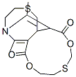 3,5-Pyridinedicarboxylic acid, 1,4-dihydro-2,6-dimethyl-, thiodi-2,1-ethanediyl dimethyl ester Struktur