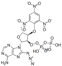 2',3'-O (2,4,6-trinitrophenyl)-8-azidoadenosine diphosphate Struktur