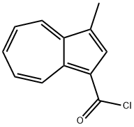 1-Azulenecarbonyl chloride, 3-methyl- (9CI) Struktur