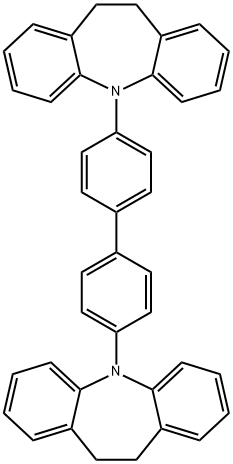 4,4'-BIS(DIHYDRO-DIBENZAZEPIN-1-YL)BIPHENYL Struktur