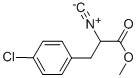 METHYL-2-ISOCYANO-3-(4-CHLORO-PHENYL)-PROPIONATE Struktur