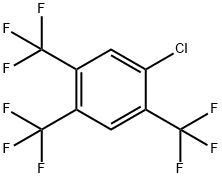 1-CHLORO-2,4,5-TRIS-TRIFLUOROMETHYL-BENZENE Struktur