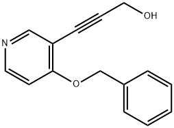 3-(4-(Benzyloxy)pyridin-3-yl)prop-2-yn-1-ol Struktur