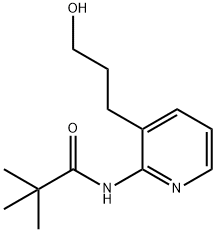 N-(3-(3-Hydroxypropyl)pyridin-2-yl)pivalamide Struktur