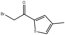 2-BroMo-1-(4-Methyl-thiophen-2-yl)-ethanone Struktur