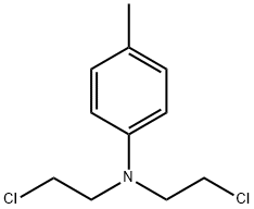 N,N-BIS(2-CHLOROETHYL)-4-METHYLANILINE Struktur