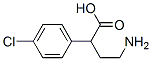 2-(4-chlorophenyl)-4-aminobutyric acid Struktur