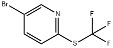 5-Bromo-2-[(trifluoromethyl)thio]pyridine Struktur