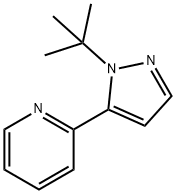 2-(1-tert-butyl-1H-pyrazol-5-yl)pyridine Struktur