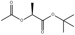 Propanoic acid, 2-(acetyloxy)-, 1,1-diMethylethyl ester, (2S)- Struktur