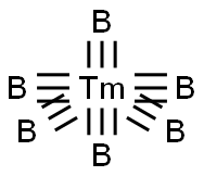 thulium hexaboride  Struktur