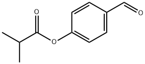 4-FORMYLPHENYL 2-METHYLPROPANOATE Struktur